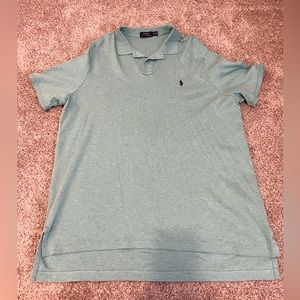 Men’s Teal Green Ralph Lauren Soft Touch Polo Shirt - Size 2X